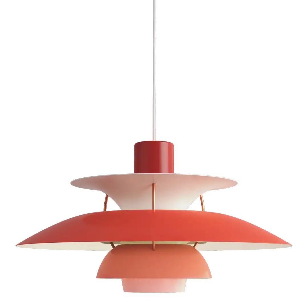 AuraLuxe - Premium Loftslampe Mørk orange
