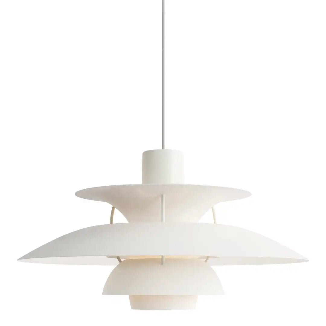 AuraLuxe - Premium Loftslampe Hvid
