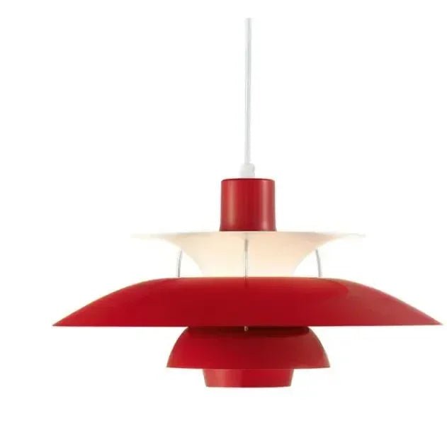 AuraLuxe - Premium Loftslampe Rød