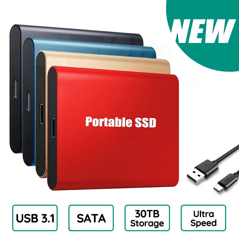 Ekstern SSD 1TB – Ultra-Hurtig og Holdbar med USB 3.1