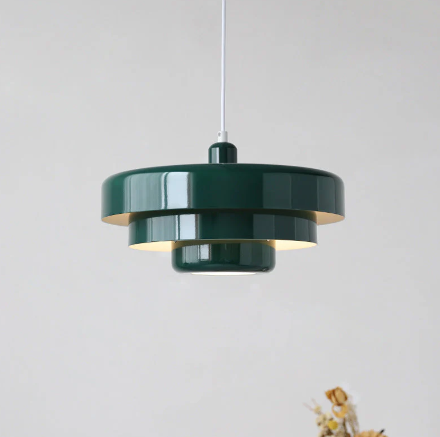 Bauhaus Mid-Century Pendel – Ikonisk Jernlampe med Justerbar Længde