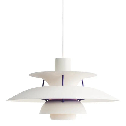 AuraLuxe - Premium Loftslampe Lilla hvid